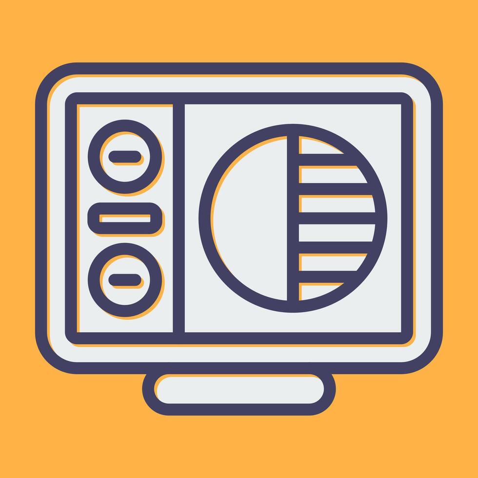 Desktop Computer Vector Icon