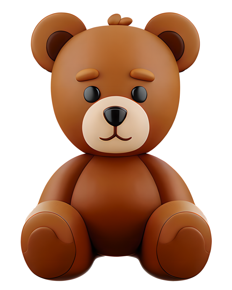 3D Illustration teddy bear png