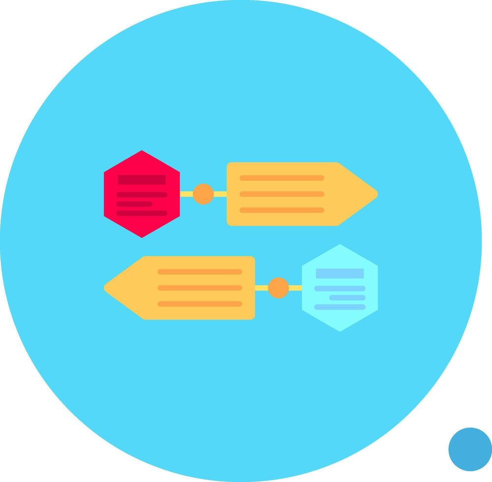 Infographic elements Long Circle Icon vector