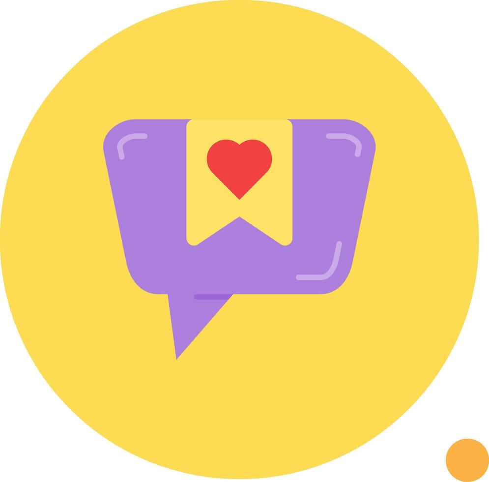 Favourite Long Circle Icon vector