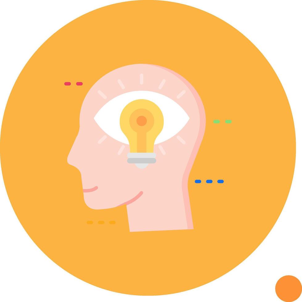 Visualization Long Circle Icon vector