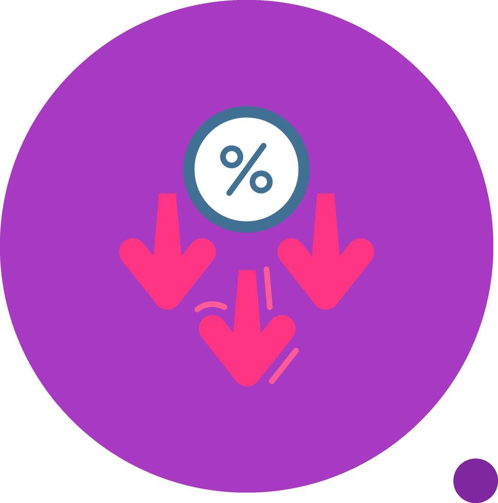 Discount Long Circle Icon vector