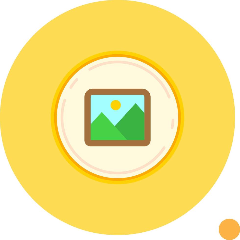 Image Long Circle Icon vector