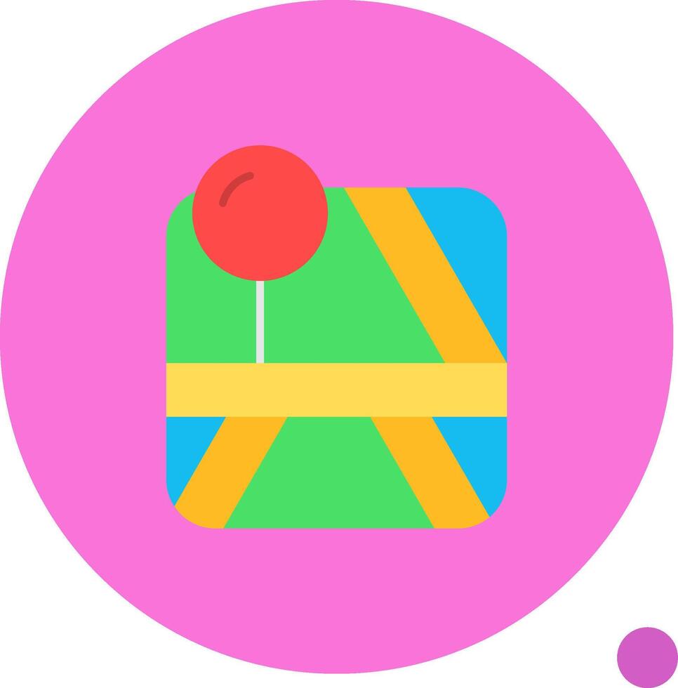 Pin Long Circle Icon 37478839 Vector Art at Vecteezy