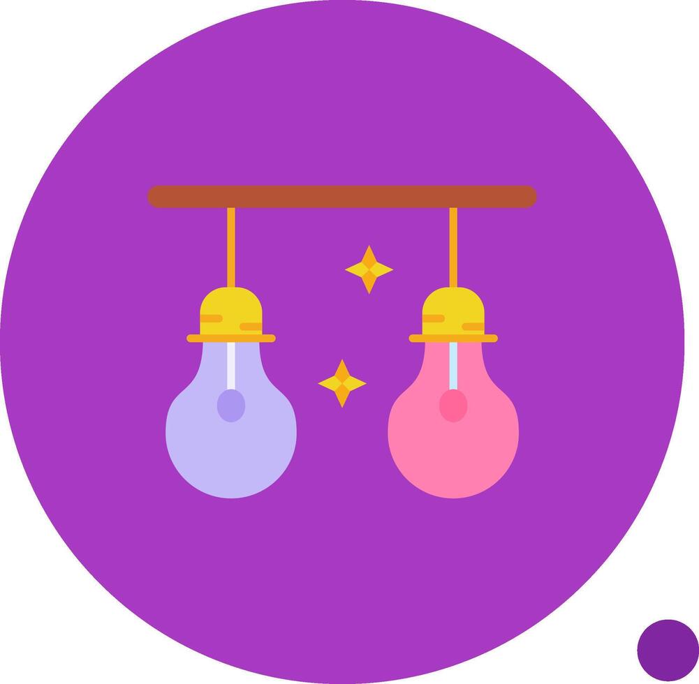 Light Long Circle Icon vector