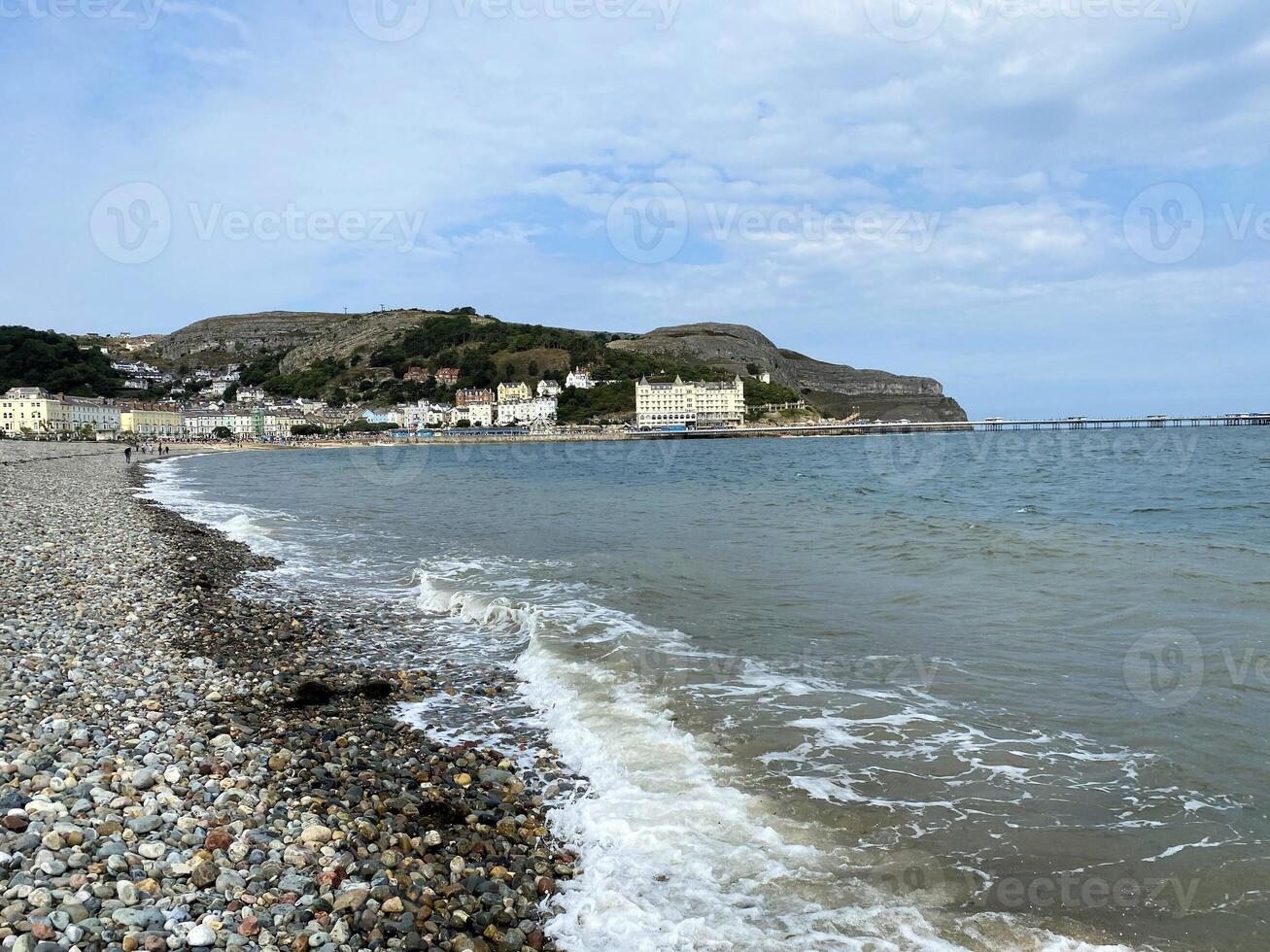 A view of the Sea Front at Llandudno photo