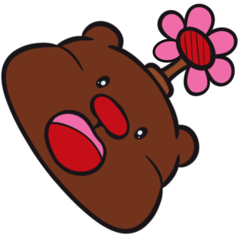 The illustration of a reindeer png
