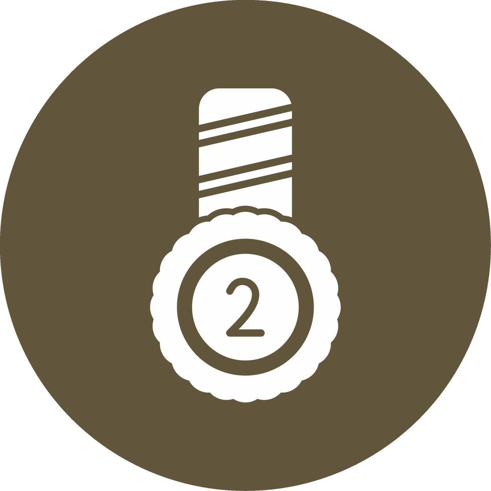 Second Place Vector Icon