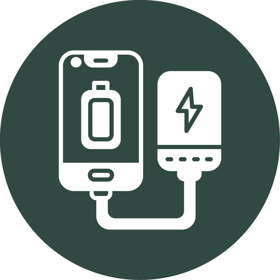 Portable Battery Vector Icon