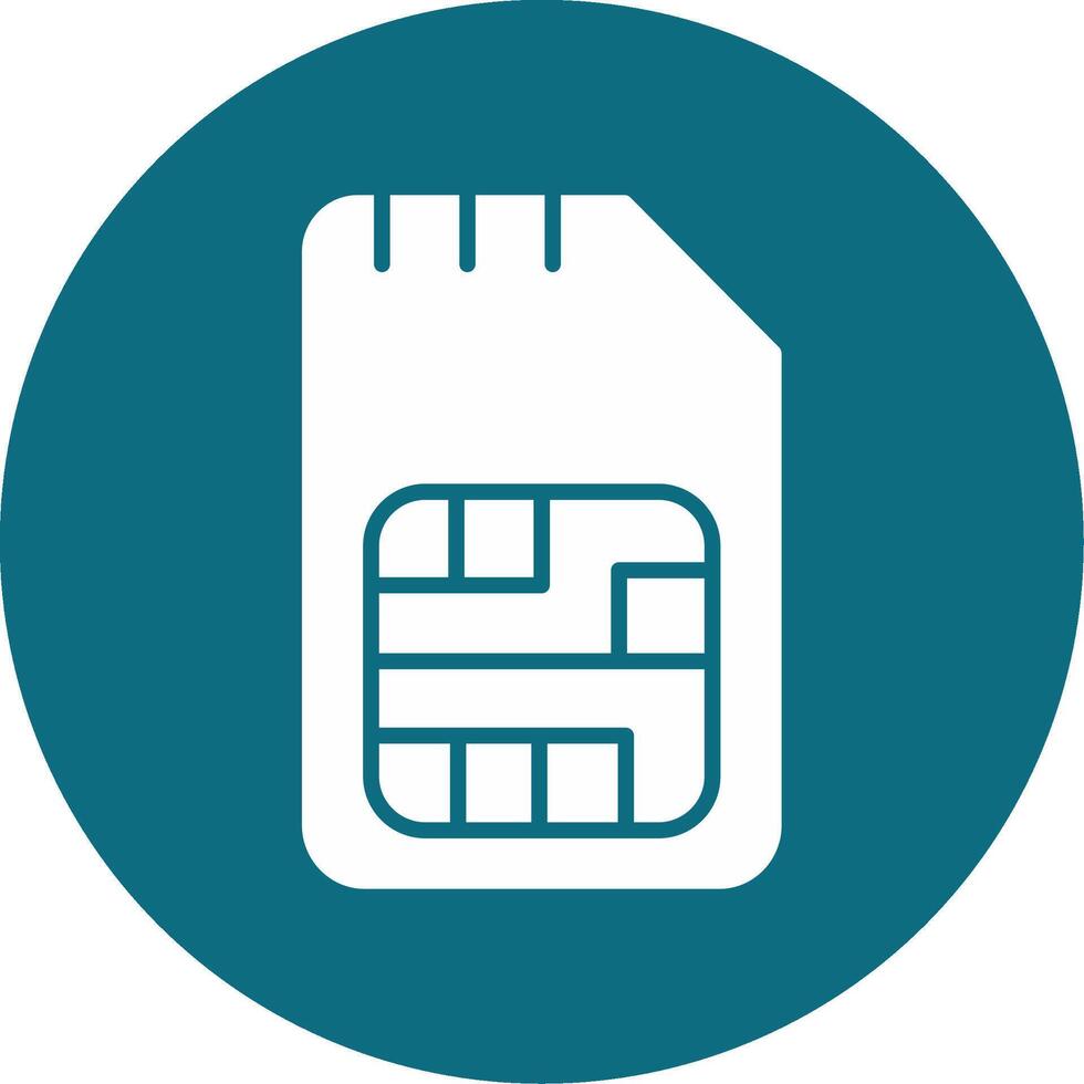 Sim Card Vector Icon