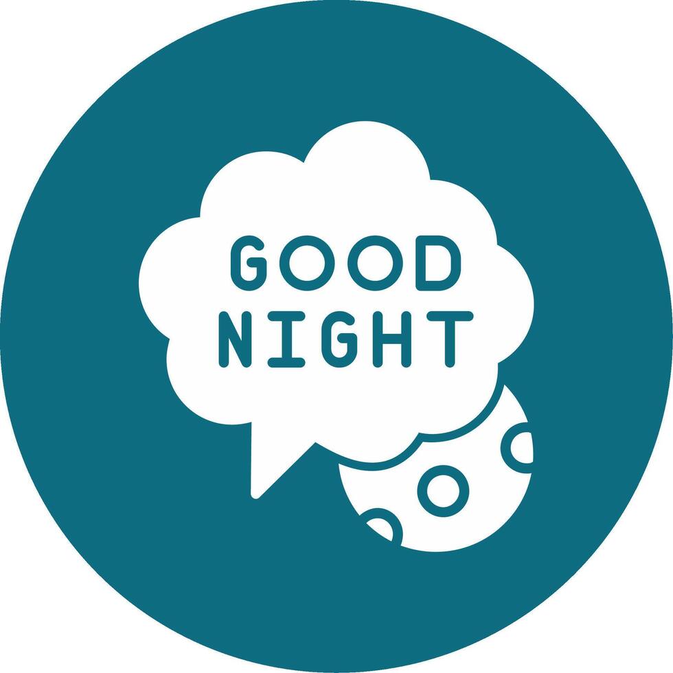 Good Night Vector Icon