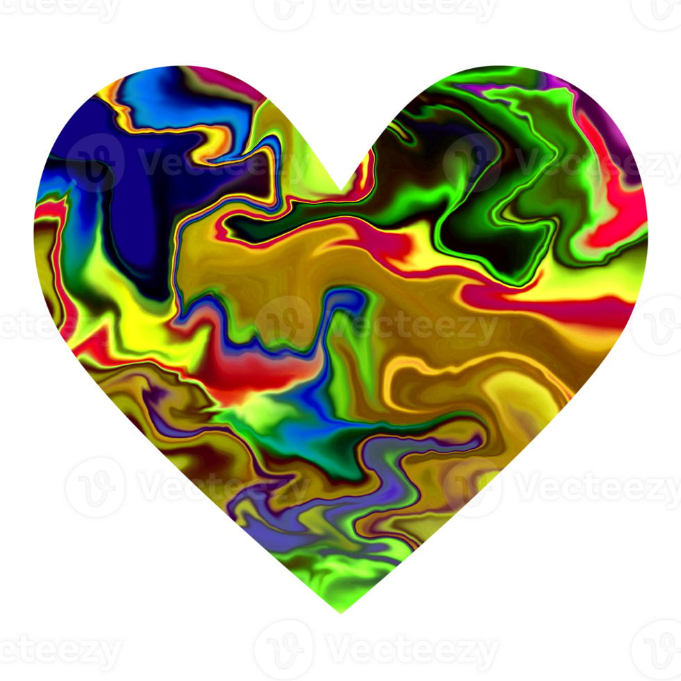 Blue shiny marble heart.Design for Valentines day png