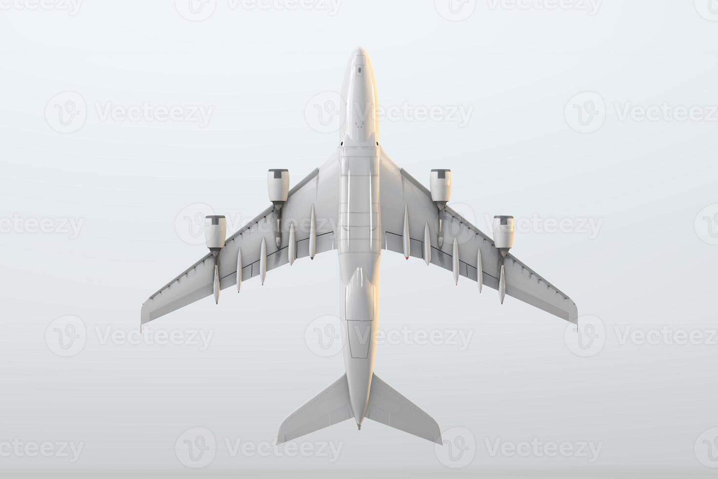 flying commercial plane a 3D travel aircraft photo