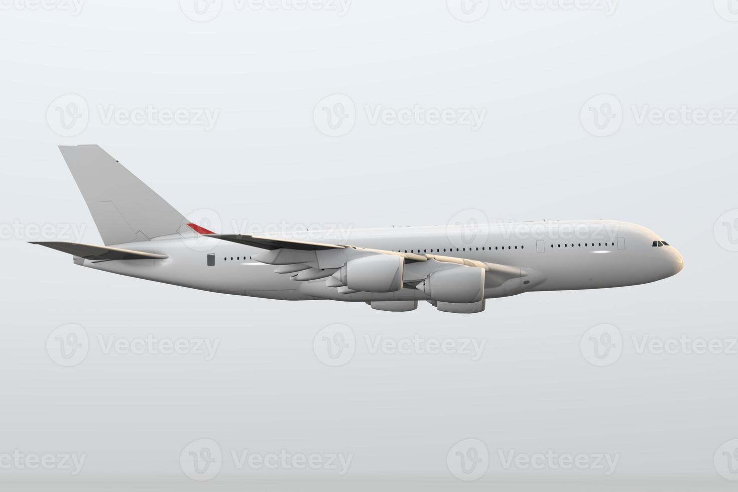 white commercial airplane a 3D travel transport photo