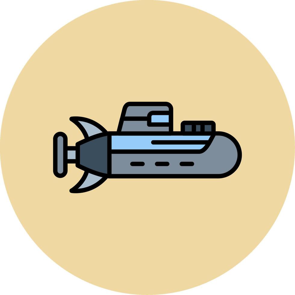 Submarine Vector Icon
