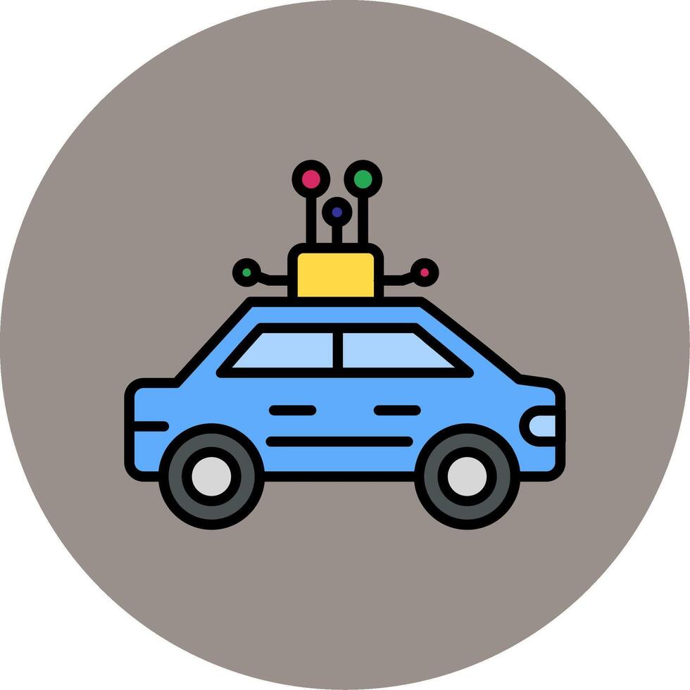 Smart Car Vector Icon