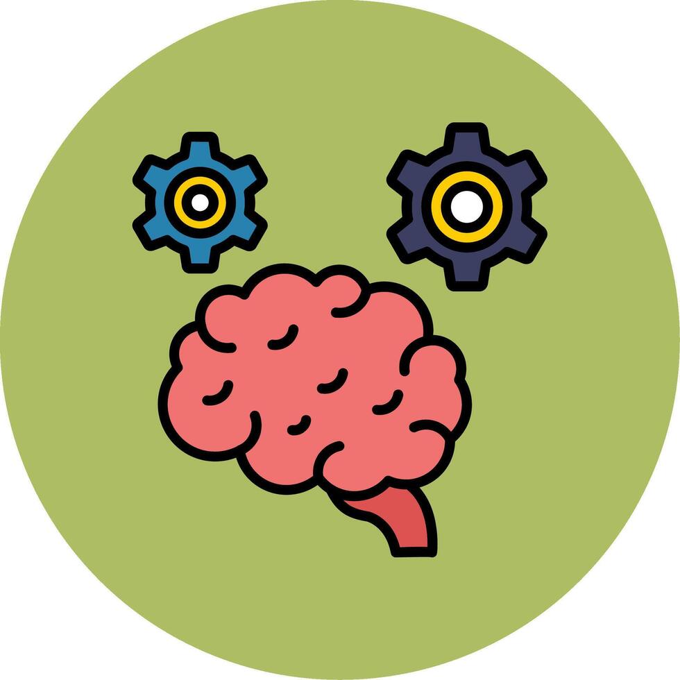 icono de vector de cerebro