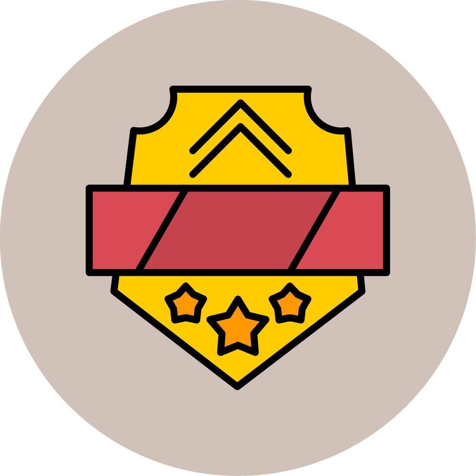 insignias vector icono