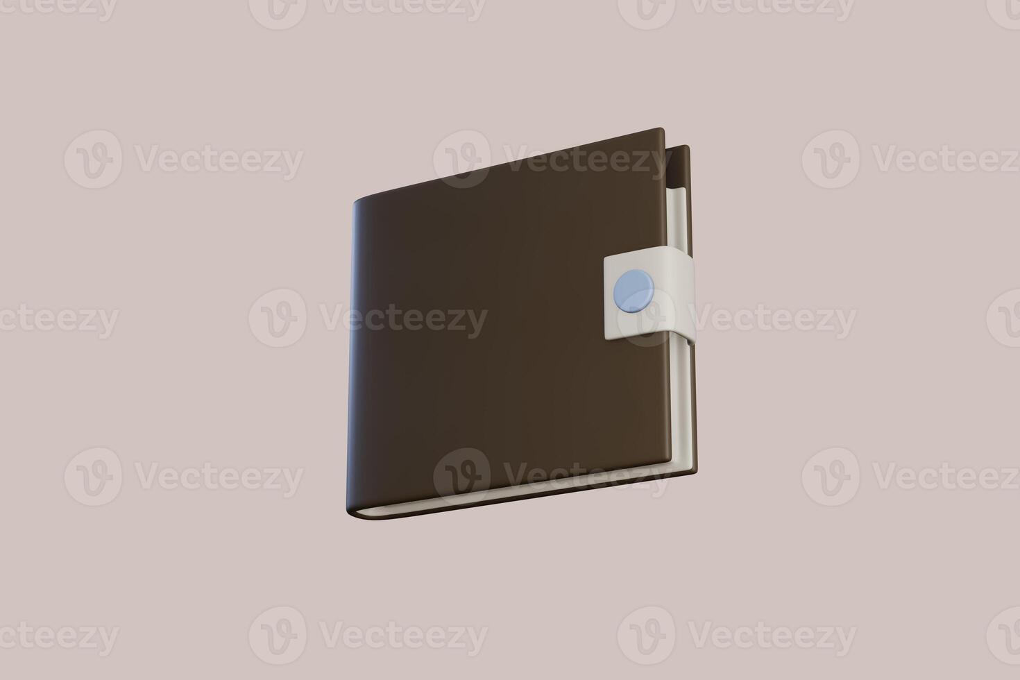 3D wallet concept. money bag, coins stack and banknotes. 3d render illustration photo