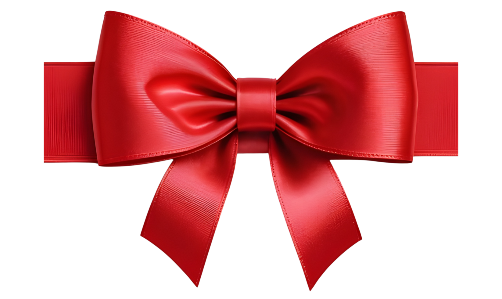 AI generated Red bow. Great for Valentine's and celebrations. png