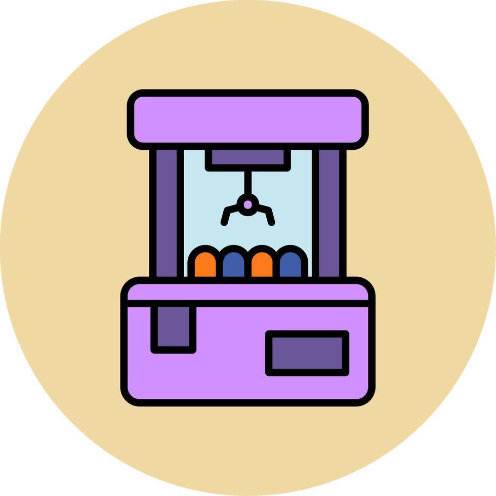 Claw Machine Vector Icon