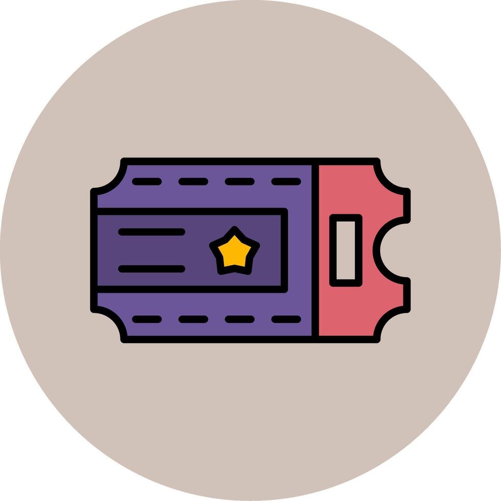 Ticket Vector Icon