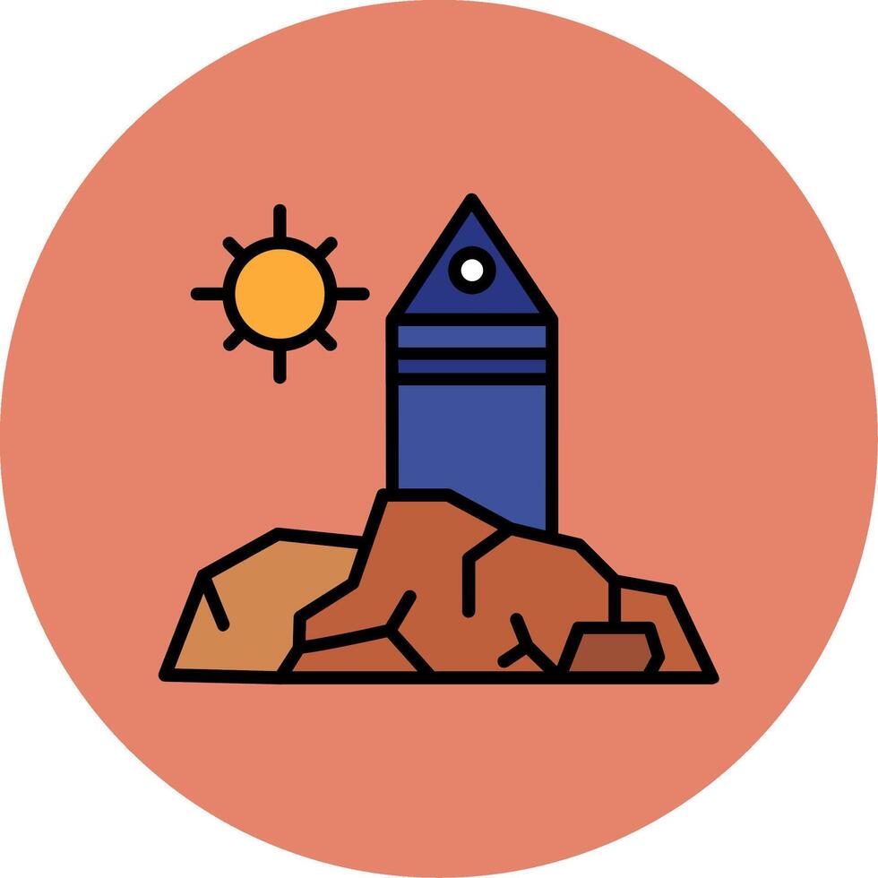 Mount Arafat Vector Icon