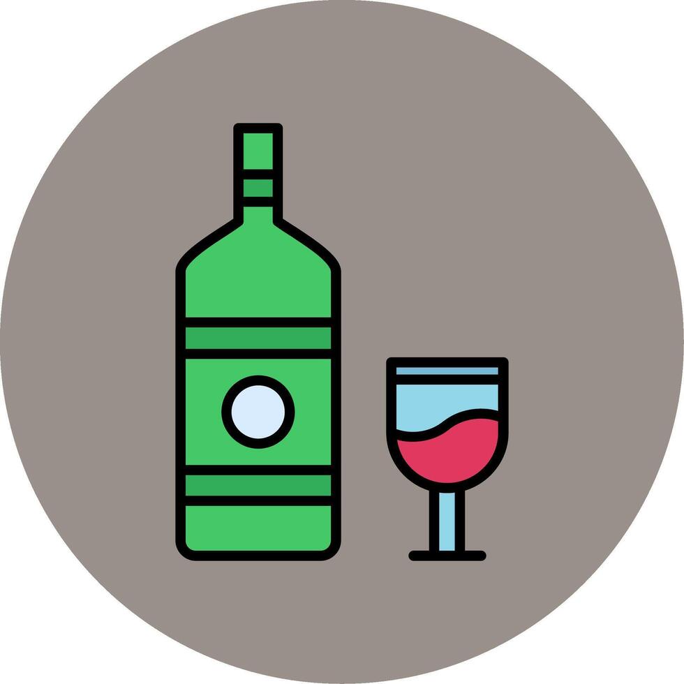 alcohólico bebida vector icono