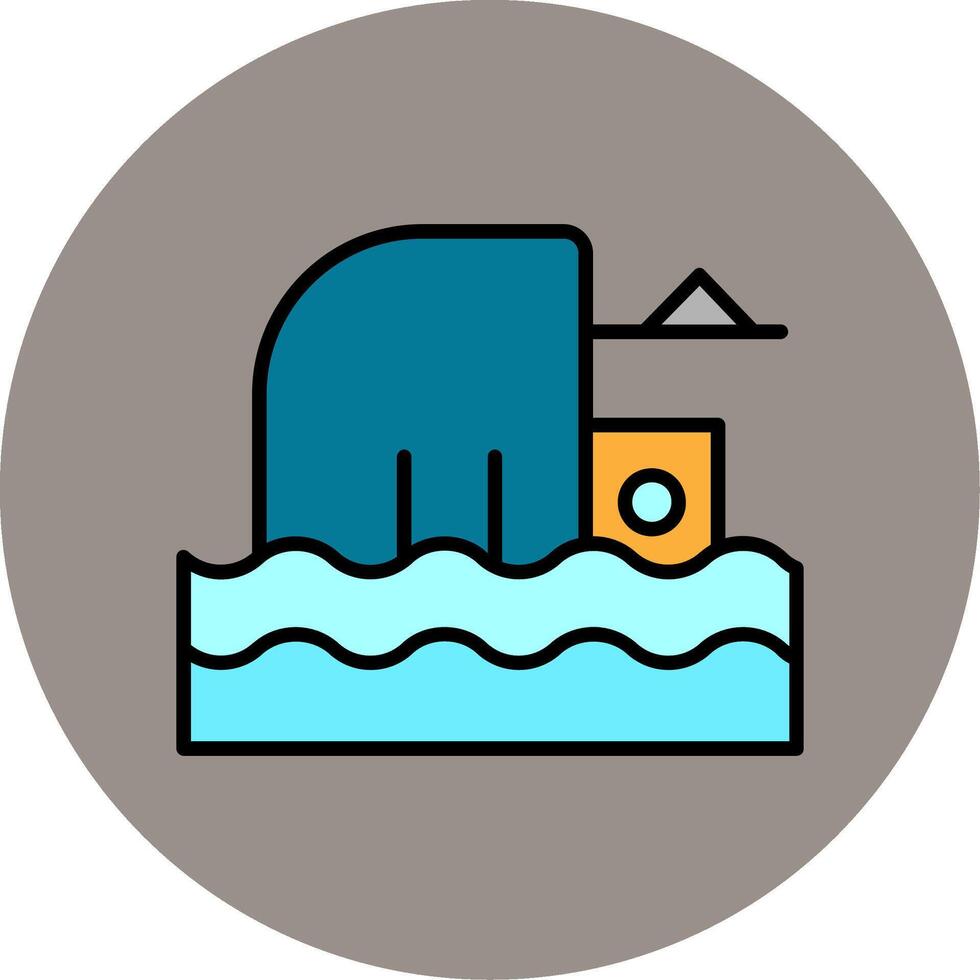Shipwreck Vector Icon