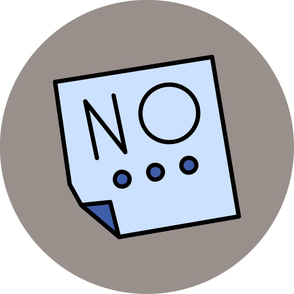 Say No Vector Icon