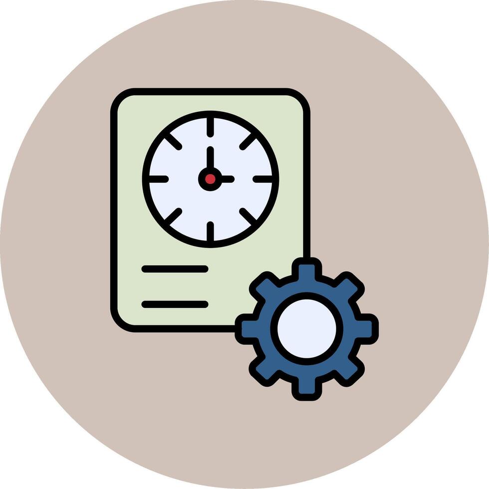 Time Management Vector Icon