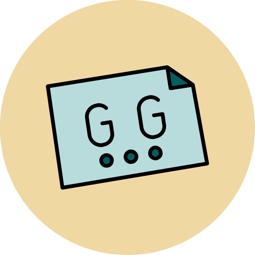 Gg Vector Icon