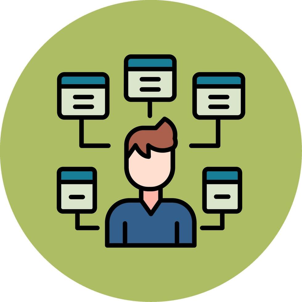 Multitasking Vector Icon