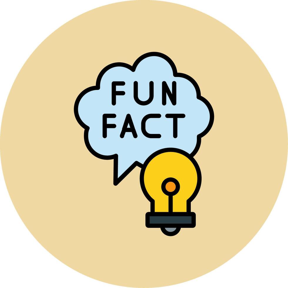 Fun Fact Vector Icon