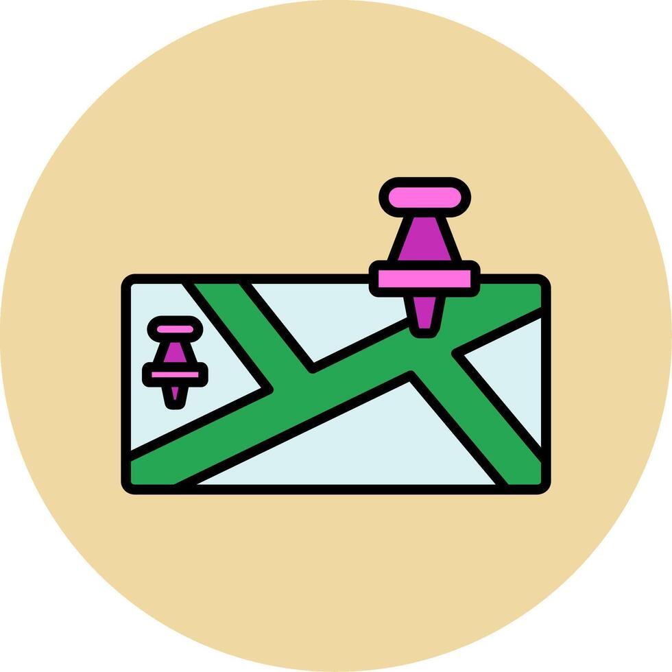 Push Pin Vector Icon