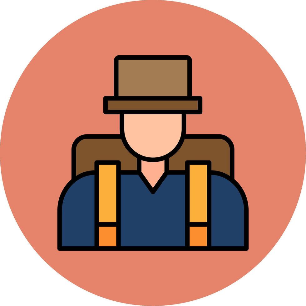 Tourist Vector Icon