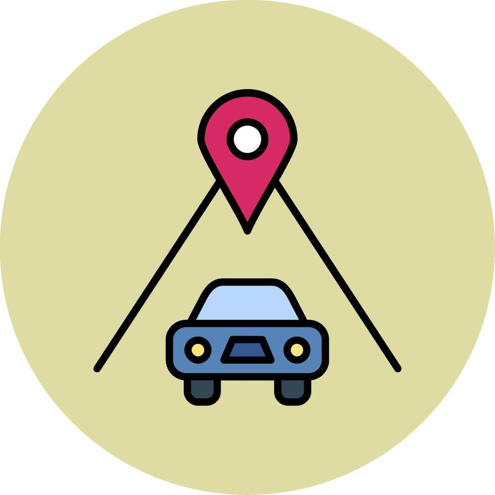 icono de vector de carretera