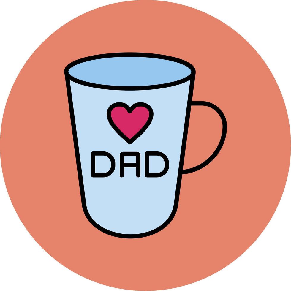 icono de vector de taza