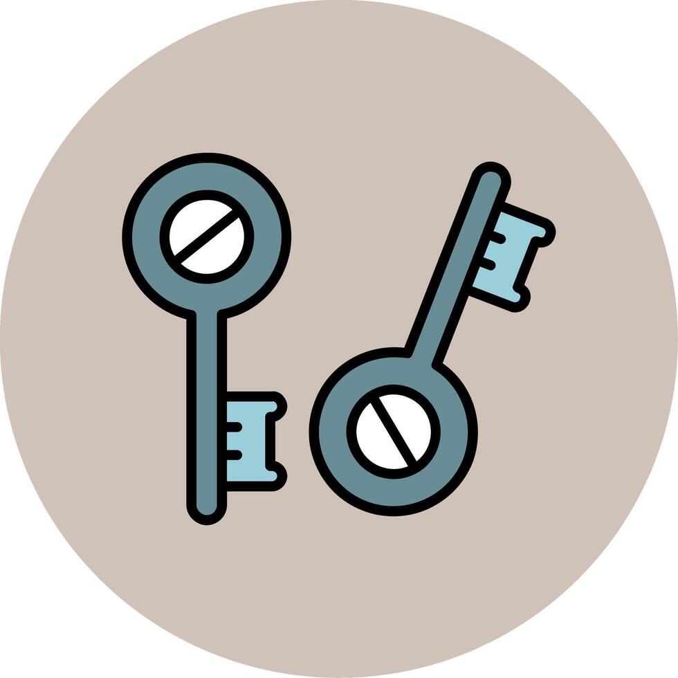 House Key Vector Icon