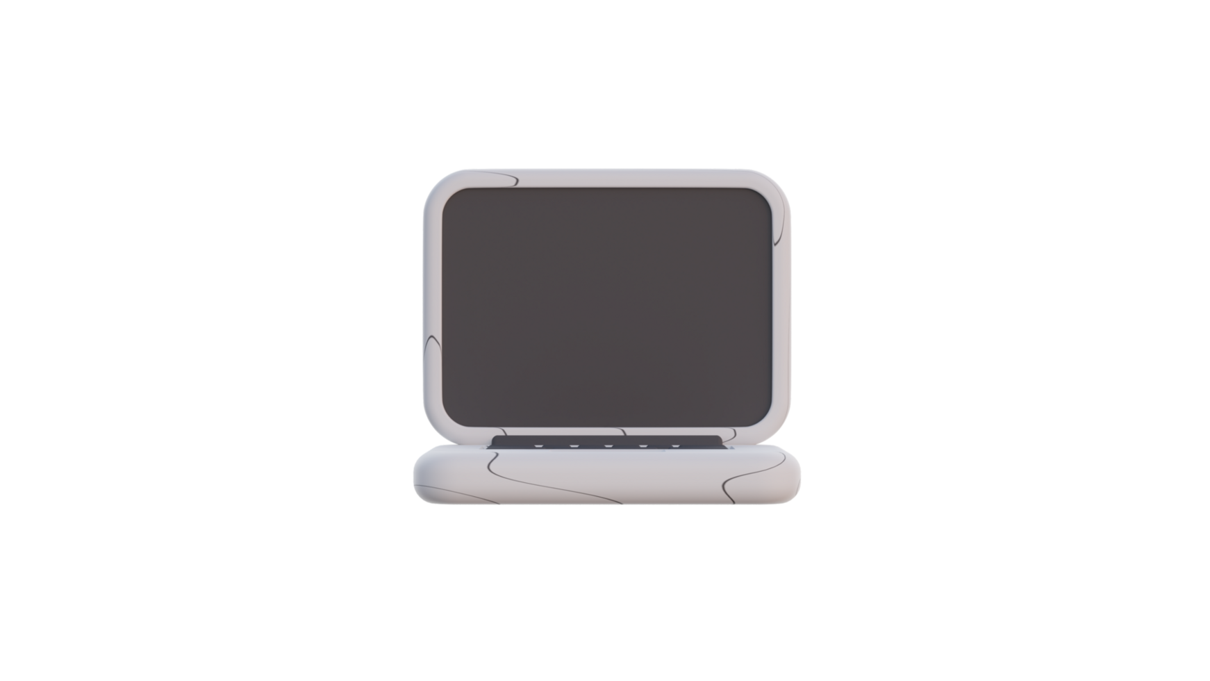 ein Weiß Tablette Computer auf ein transparent Hintergrund png