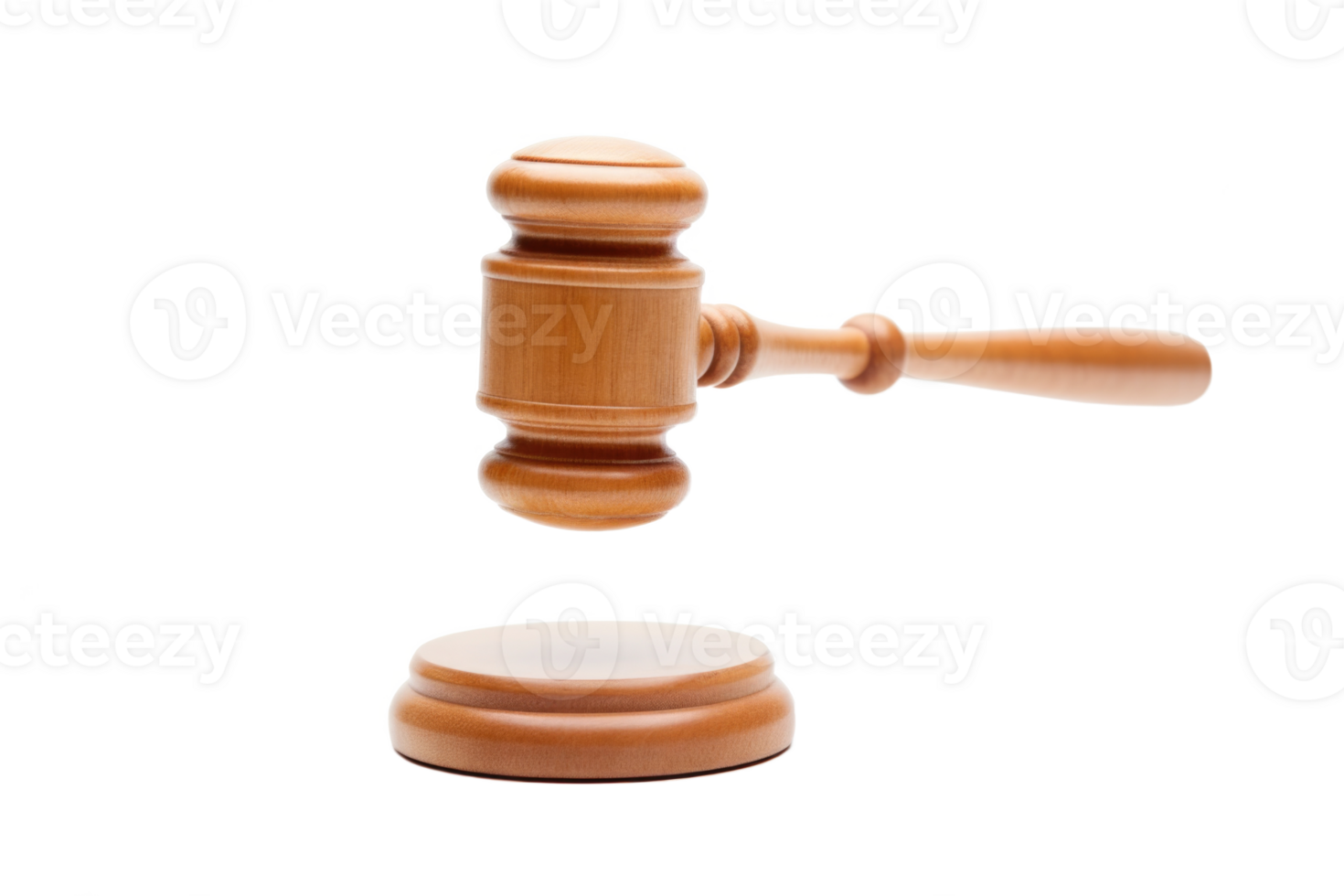 AI generated Judge gavel isolated on transparent background png