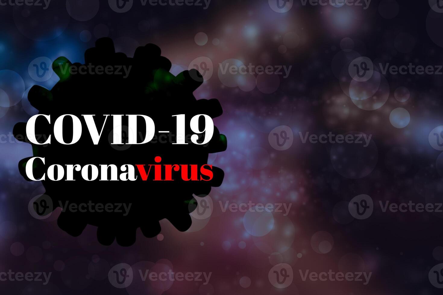 Abstract background of Coronavirus disease photo