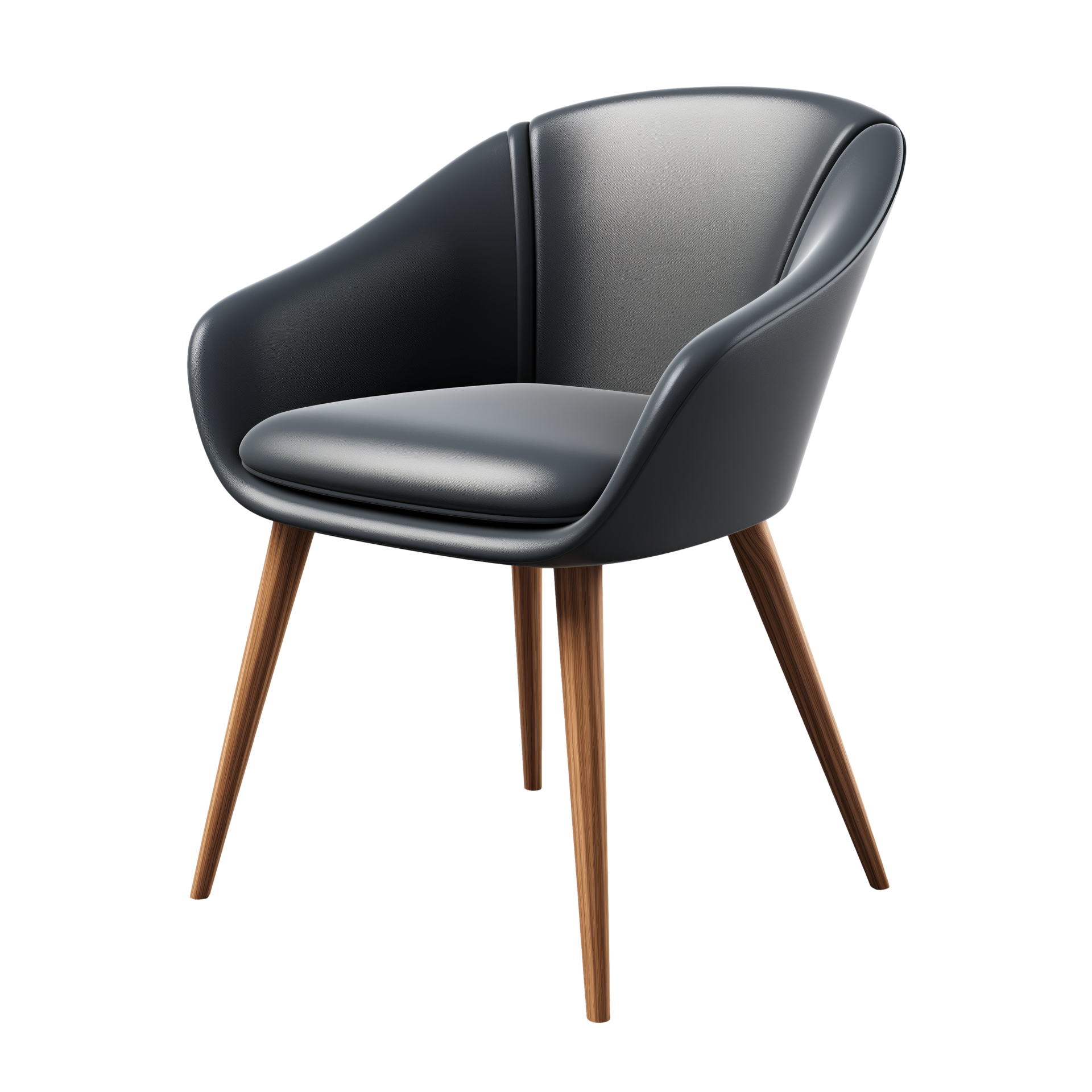 Ai generated chair scandinavian modern minimalist style transparent