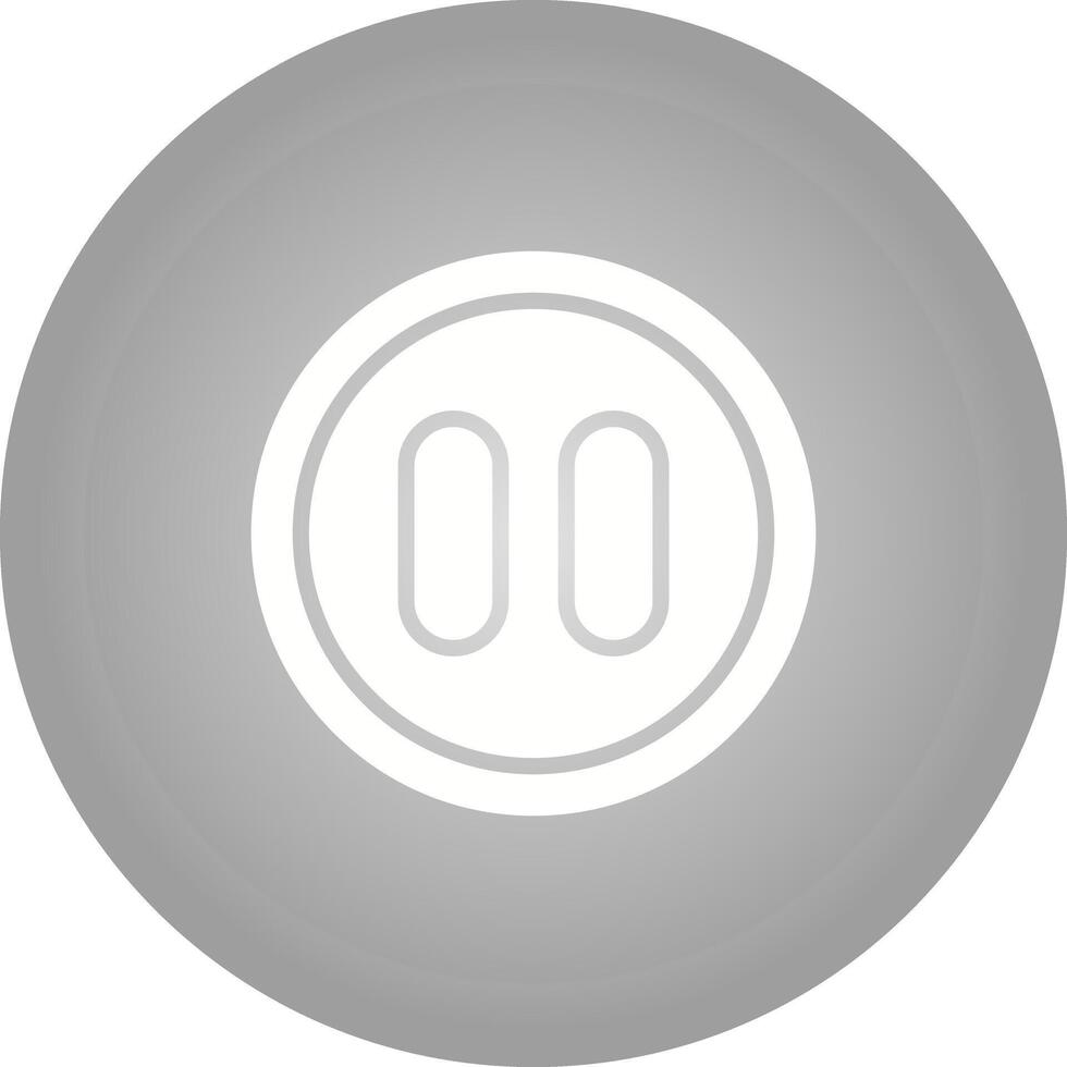 Pause Button Vector Icon