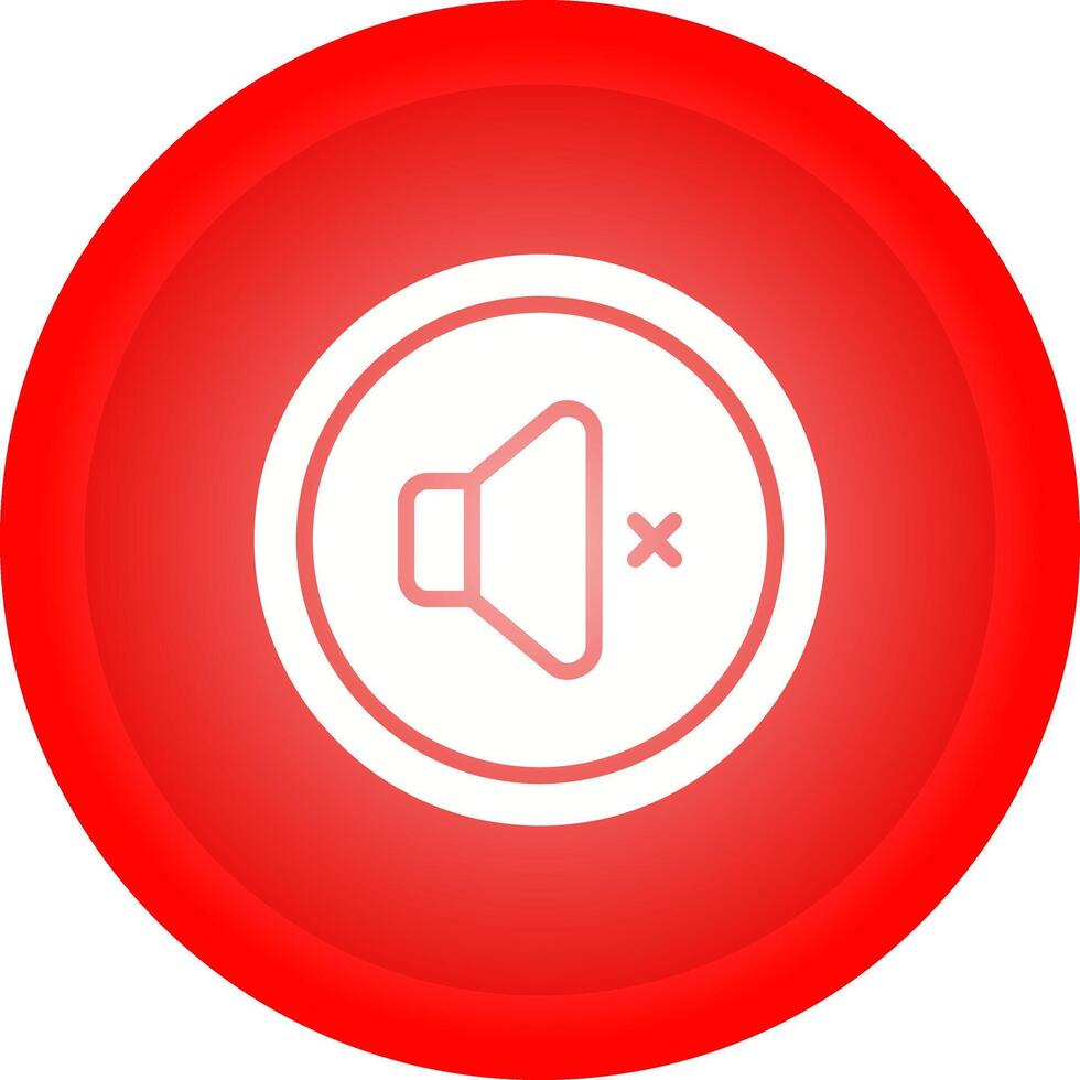 Mute Button Vector Icon