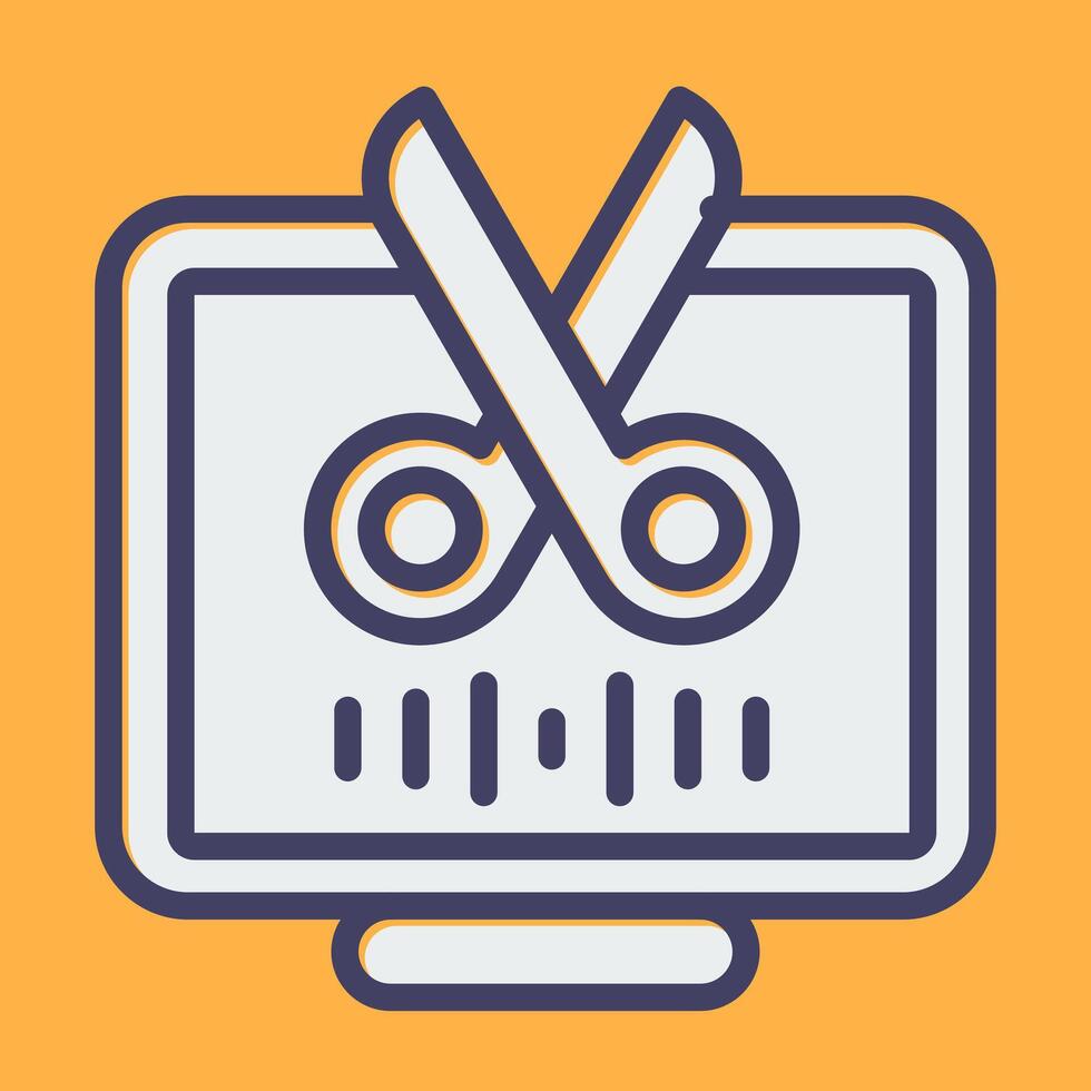 Desktop Computer Vector Icon