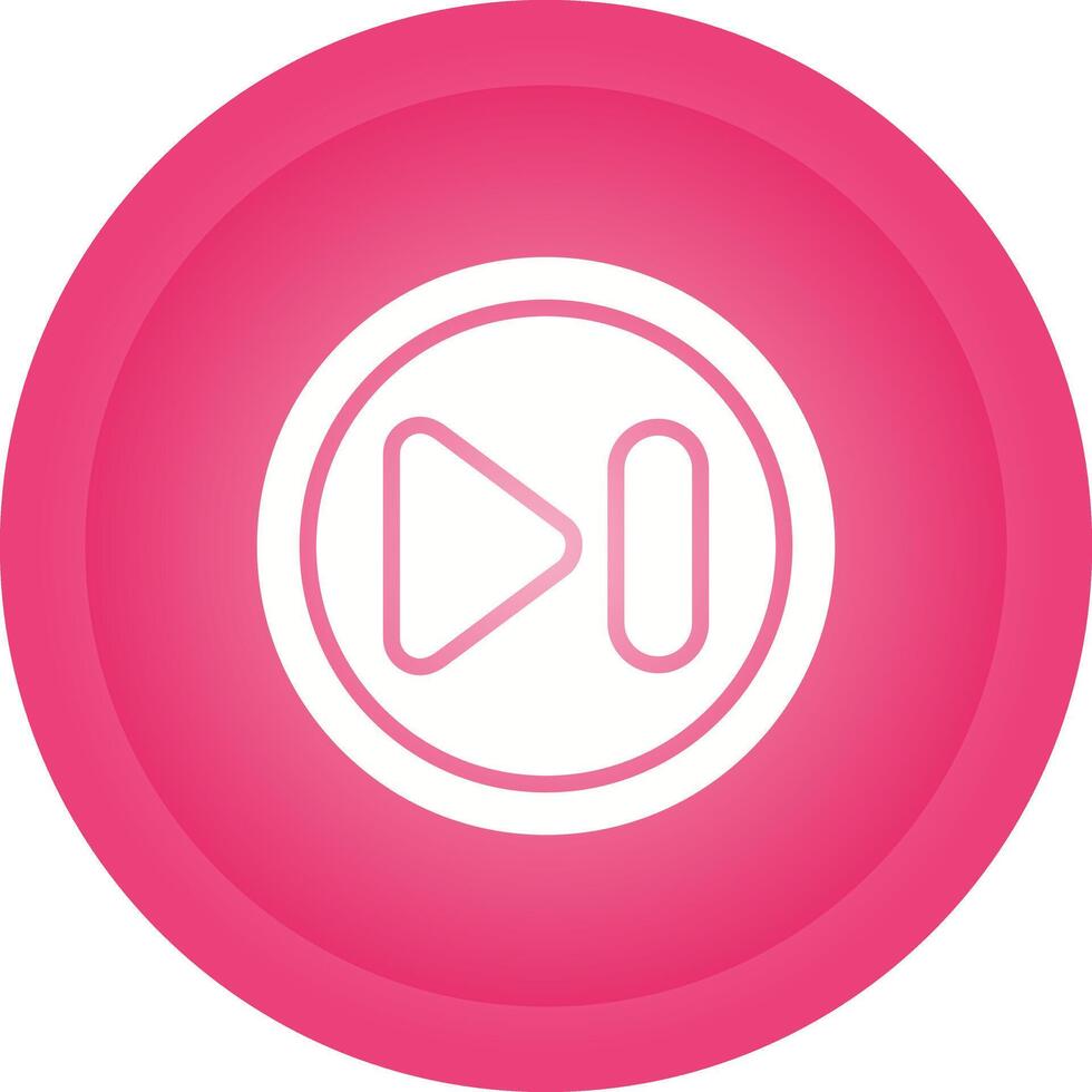 Next Track Button Vector Icon