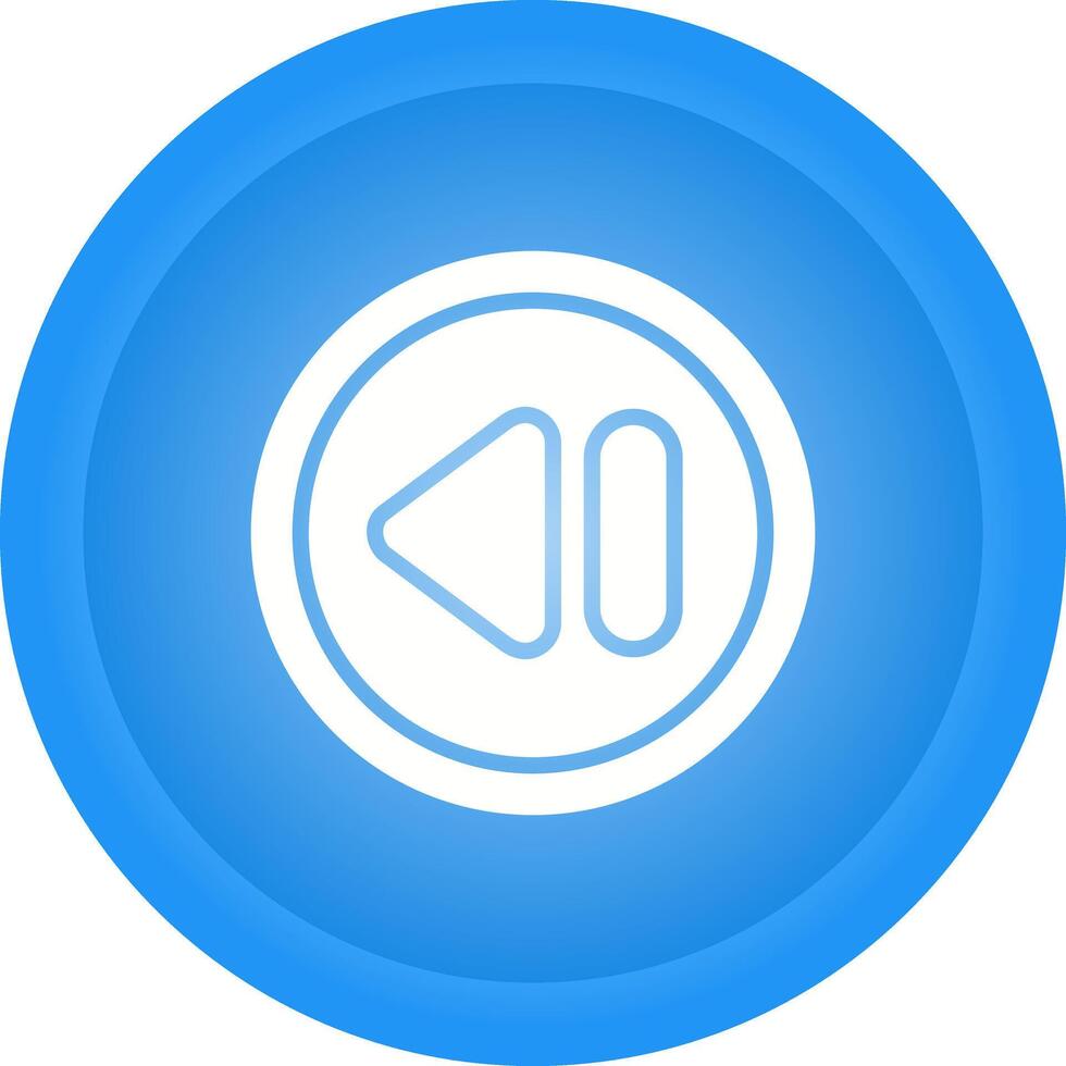 Rewind Button Vector Icon