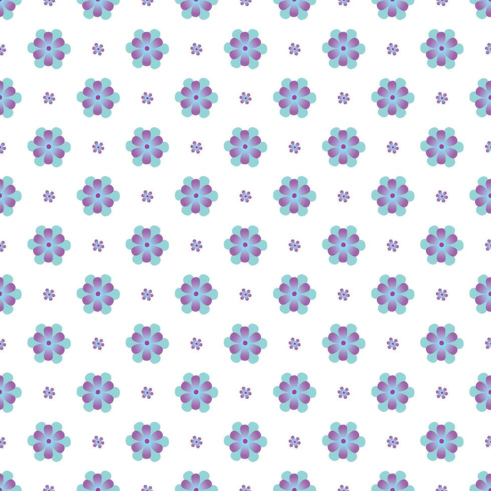 seamless floral pattern on white background vector