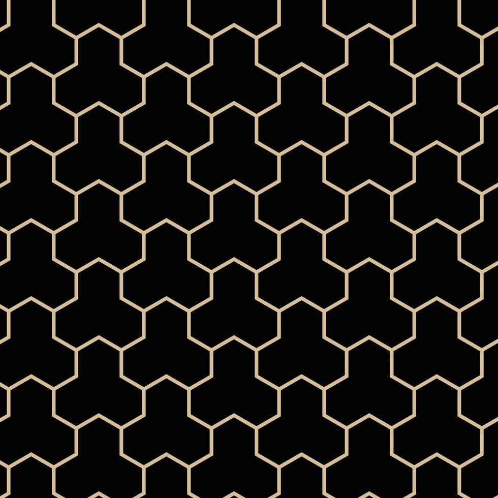 Geometric seamless patterns. Abstract geometric hexagonal graphic design print pattern. Seamless geometric cubes pattern. vector